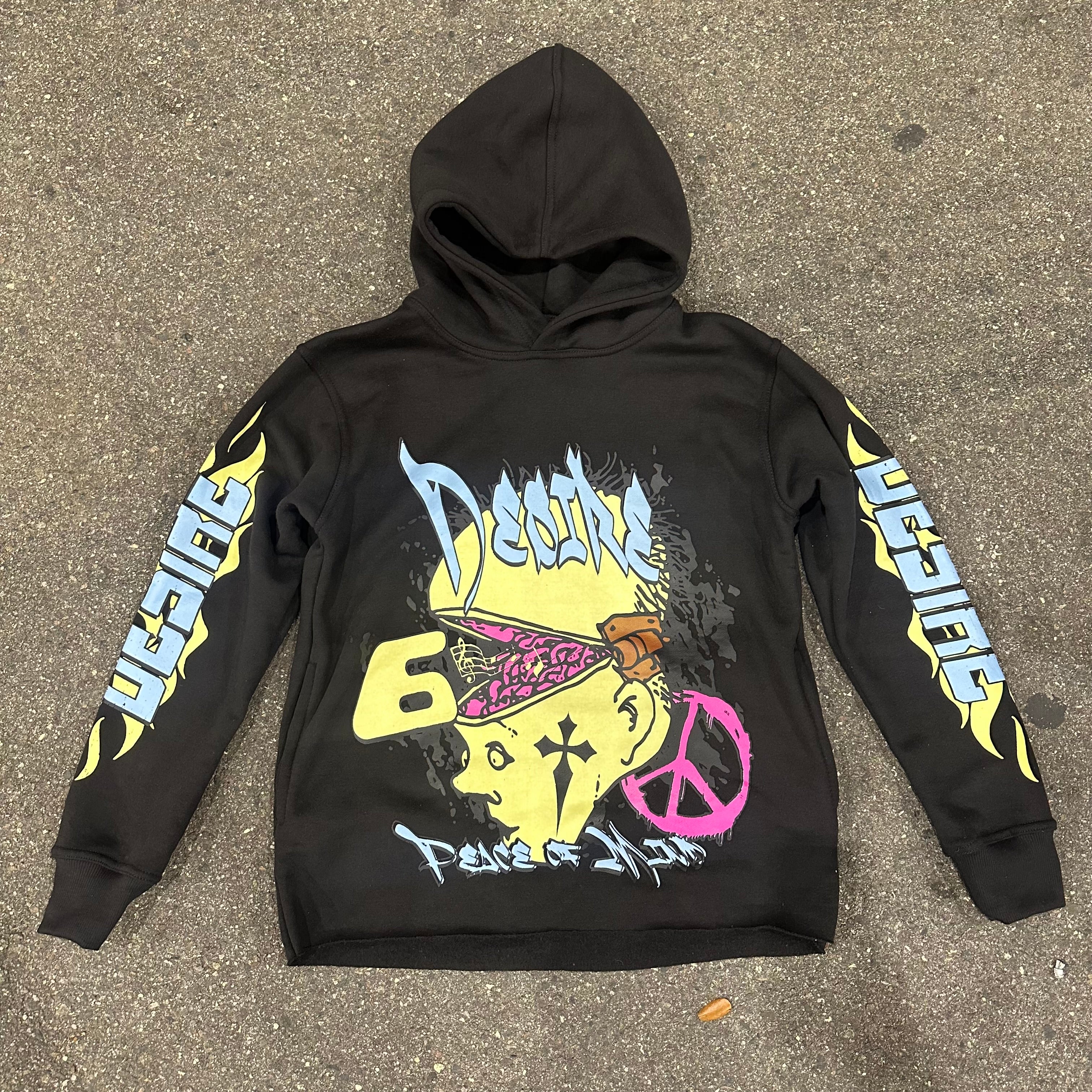 “Peace Of Mind” Black Hoodie